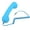 Sky Blue, variant on Wired Cell Phone Handset With Volume Control, 3.5mm Compatible, Convenient One,Touch Operation, Flexible Use