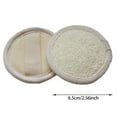 thumbnail image 3 of 4 Pcs Natural Loofah Pads, Face Exfoliator Pad Scrubber Handheld Luffa Pad Sponges Suitable for Bathing, Showering, spa Facial Cleansing Available for Men and Women, 2.56 Inch, Clear, 3 of 6
