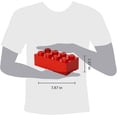 thumbnail image 4 of LEGO 8-Stud Small Classic Pencil/Storage Box - Red (7.8” x 3.9” x 2.9”), 4 of 6