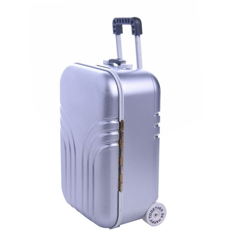 TureClos Mini Trunk Plastic 18-Inch Doll Luggage Case Travel