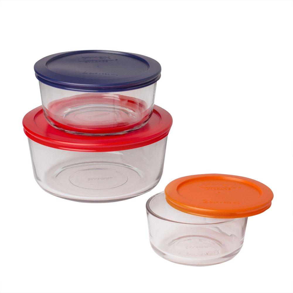 Pyrex Simply Store 6Piece Glass Bakeware Set Value Pack