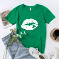 thumbnail image 4 of QIPOPIQ T-Shirts à Manches Courtes pour Femmes à Col Ras du Cou T-Shirts de la Saint-Patrick Shamrock T-Shirt Vert T-Shirts Porte-Bonheur Hauts Amusants T-Shirt Tunique Hauts T-Shirts de Fête T-Shirts Graphiques Aubaines, 4 of 5