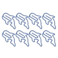thumbnail image 1 of Clips de Papel de Oficina con Forma de 100 Uds Clip Organizador de Documentos LovelyPaperclip de Metal para el Hogar y la Oficina ANGGREK  Otros, 1 of 8