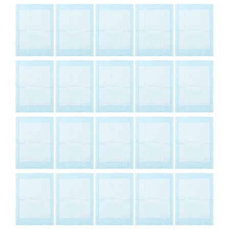 BESTYASH 20Pack Absorbent Nursing Pads Hospital Pads Blue for Adults