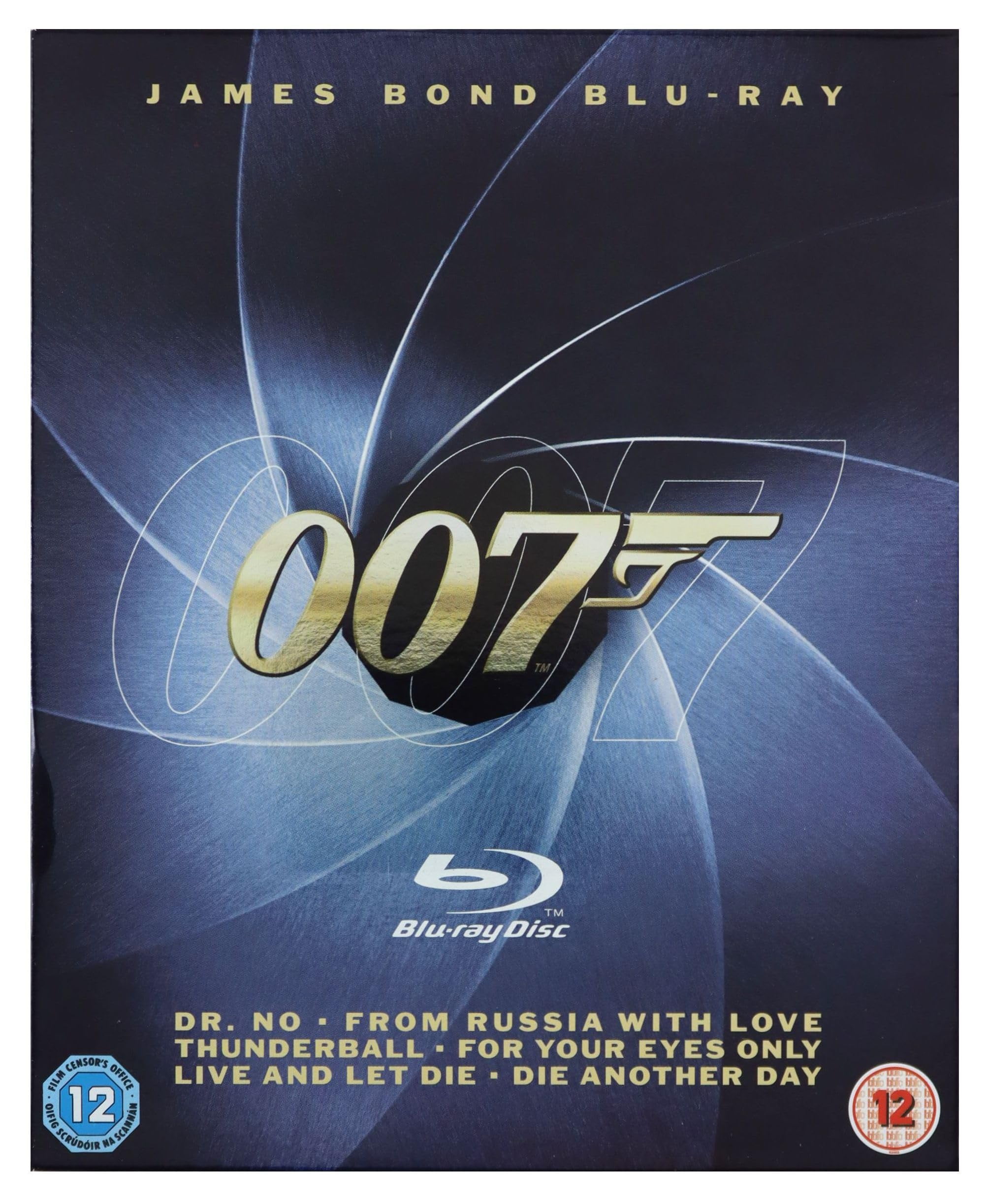 James Bond Blu-ray Movie Collection, 6 Films, [Blu-ray