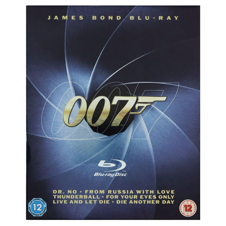 James Bond Blu-ray Movie Collection, 6 Films, [Blu-ray