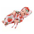 thumbnail image 1 of Bebé Reborn Muñeca Realista De Cuerpo Completo 30cm rosa fresas rojas, 1 of 5