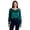 Vert, variante sur Blouse Élégante à Col Perle en Satin Français, T-Shirt Décontracté d'Été