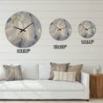 thumbnail image 4 of Designart 'Close Up Agate Stone ' Modern Wood Wall Clock, 4 of 5