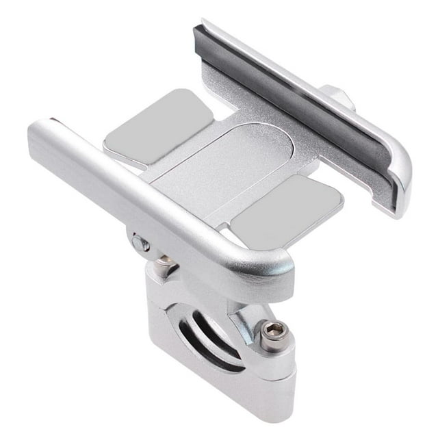 funtasica Handlebar Mount GPS Cell Phone Holder Phone Mount with Universal 360 ° Rotation Silver