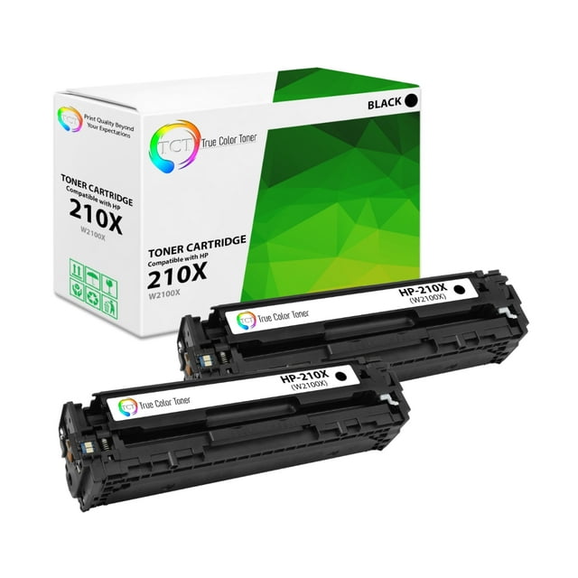 TCT Premium Compatible Toner Cartridge Replacement for HP 210X W2100X High Yield works with HP Color LaserJet Pro 4201, MFP 4301 Printers (7,500 Pages) - 2 Pack