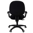 thumbnail image 3 of Stretch Jacquard Office Computer Chair Seat Covers, Removable Washable Anti-dust Desk Chair Seat Cushion Protectors - Black, 3 of 8