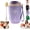 Purple, variant on 1/2/3 Pack Coffee Vacuum Flask,Portable Coffee Cup with Lid & Handle,Stainless Steel Insulated Water Bottle for Home,Office,and Outdoor,Insulated Travel Drinkware (Purple, Temperature display version