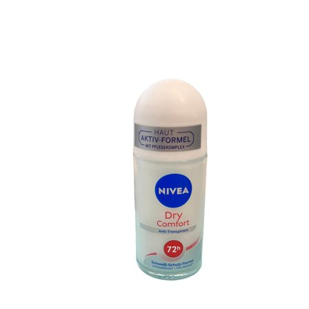 Nivea Dry Comfort Deodorant Roll-On, 1.7 Fluid Ounce (Pack of 2)