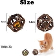 thumbnail image 2 of Catnip Stick 2 Pieces Interactive Catnip Ball Toy Cat Balls Toy Catnip Toy Kitten Catnip Toys Cat Increases Appetite and Teeth Cleaning, 2 of 5