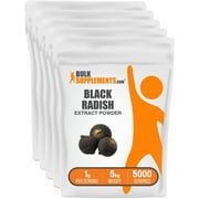 BulkSupplements Black Radish Extract Powder, Gut Cleanse for Women, Sugar Balance Herbal Supplement for Liver (5 Kilograms - 11 lbs)