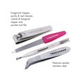 thumbnail image 4 of Kit de rescate de uñas Tweezerman Mini portátil de acero inoxidable, 4 of 7
