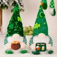 thumbnail image 5 of Jlong LED Light Up Plush Gnome Doll, Handmade Swedish Irish Shamrocks, 29cm, 5 of 9