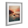 thumbnail image 3 of Stupell Industries Sunset over Sea Melodies Gray Framed Print Under Glass design by Lazar Studio, 16 x 16, 3 of 10