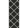 thumbnail image 3 of (2 pack) Mainstays Diamond Indoor Hallway Runner Rug, 22"x 60" Black, 3 of 6