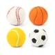 thumbnail image 1 of Paquete de 4 pelotas de látex para cachorros y perros, juegos de pelotas deportivas, juguete interactivo, 1 of 1
