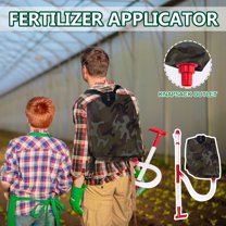 SSZMDLB under $5 2Pcs Fertilizer Spreader, Fertilizer Spreader, Manual Handheld Dressing Applicator for Garden, Lawn, and Crop Fertilizing, Adjustable Rate Spreader with Shoulder Strap