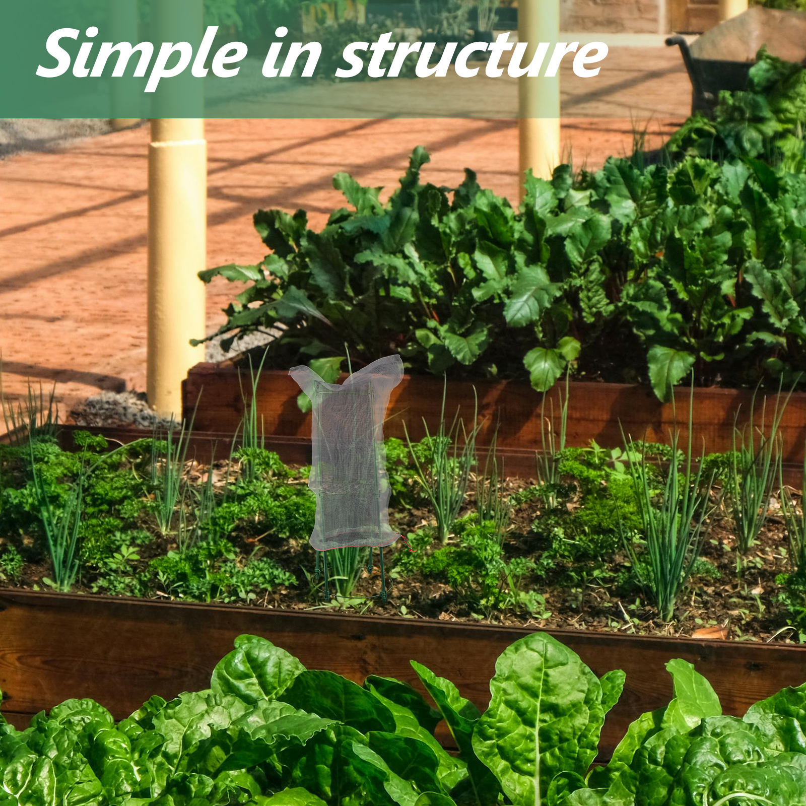 2 sets of Garden Plant Support Tomato Growing Cage Outdoor Plant Protective Cage