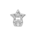 thumbnail image 5 of Unique Bargains 1 Pc Fake Grills Hip Hop Hollowout Five-Pointed Star Teeth Grillz Silver Tone, 5 of 6