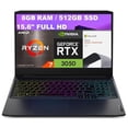 thumbnail image 1 of Laptop Gamer Lenovo Ideapad 82K201Y8IN Nvidia GeForce RTX 3050 Ryzen 7 8GB RAM 512GB SSD, 1 of 4