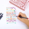 thumbnail image 3 of jiarry Fineliner Color Pens Set, Fine Tip, Assorted Ink Colors, 18 Count, 3 of 4
