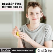 CanDo TheraPutty Exercise Material, 6 Oz, Yellow, X-Soft