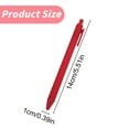 thumbnail image 3 of Under $2 Retractable Gel Pens, Red Retractable Ballpoint Pen, 1.0Mm Medium Point Smooth Writing Pen for Home & Office Use, Quick-Dry Ink, Orange Press Gel Pens, by Goohae, 3 of 7