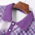 thumbnail image 5 of Fnnxeal Mens Polo Shirts Short Sleeve Graphic Collared Summer Casual Golf Polo Purple Shirts for Men Size S, 5 of 7