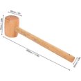 thumbnail image 5 of Wood Hammer, Woodworking Carvedhand Tools, Comfortable Gripping, Durability, 29.5 Cm, 5 of 5