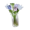thumbnail image 3 of Ramo de flores de cristal con jarrón, figuras coleccionables para mujer para aniversario., 3 of 9
