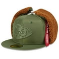 thumbnail image 3 of Men's New Era x Alpha Industries  Olive Kansas City Chiefs Dog Ears 59FIFTY Fitted Hat, 3 of 4