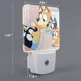 thumbnail image 2 of Masiiu Bluey Print LED Night Lights with Dusk to Dawn Sensor, Kids Nightlight for Bedroom,Baby Nursery,Hallway-UK, 2 of 7