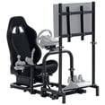 thumbnail image 6 of Supllueer Gaming Racing Simulator Cockpit With Black Seat & Monitor Mount Fit Logitech Thrustmaster T248 T300.Excluding electronic devices, 6 of 20