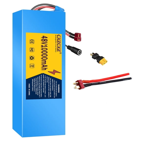 48V 10Ah Ebike Battery for Adult Electric Bicycle 1000W Motor, Lithium Ion Battery with XT60 UL2271