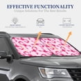 thumbnail image 4 of Sikiie Breast Cancer Ribbons Awareness Print Foldable Car Windshield Sun Visor, Car Window Sunshade Suitable for Sedan, SUV and Truck Car Accessories-Small, 4 of 6