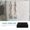 thumbnail image 4 of WEAVILUX Portable Black Jewelry Tray with Lint Material Rings Holder and Earring Storage, 4 of 8