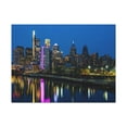 thumbnail image 2 of Philadelphia Night Skyline Canvas Artwork Breathtaking Stunning Cityscape for Home Decor Ready to Hang, 2 of 18