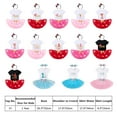 thumbnail image 6 of FYMNSI Baby Girl My 1st First Birthday Cake Smash Outfit Short Sleeve Romper Polka Dot Tutu Skirt Ear Headband 3pcs One Year Old Party Clothes Set 1 Year Black, 6 of 6