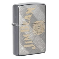 Zippo Jim Beam Diagonal Weave Pocket Lighter