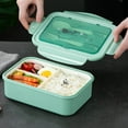 thumbnail image 2 of Fresh Box Food Containers Easy to Use With Cutlery Lunch Box for Storing Kids Snacks Takeout Leftovers, 2 of 10