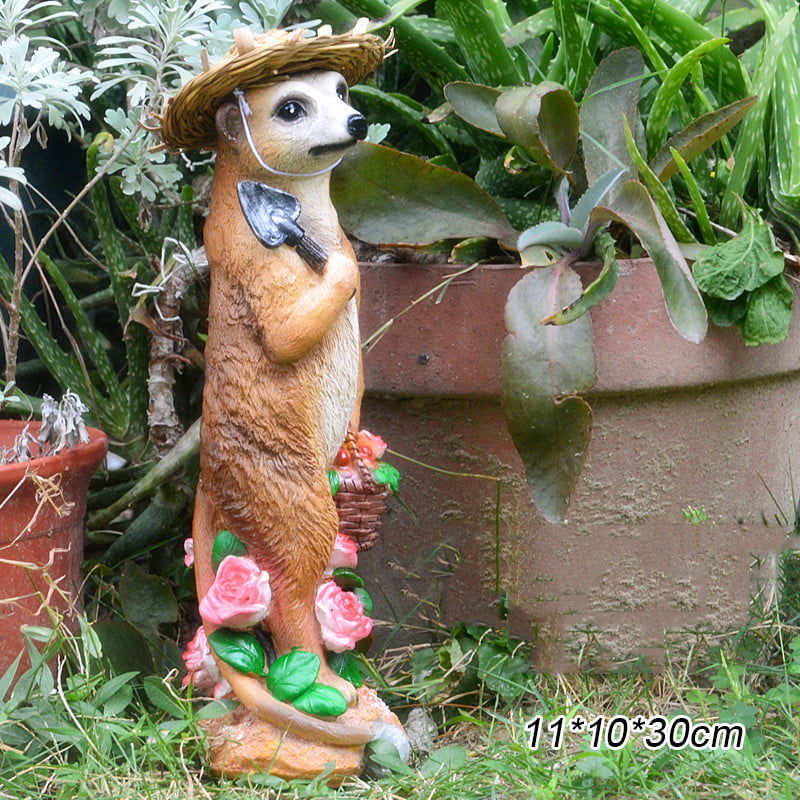Meerkat Family Ornament Statue Home Decoration Sculpture Figurine or Gift 
