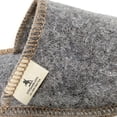 thumbnail image 4 of 100% Sheep Wool House Slippers Optima Open Toe Men's Slippers Indoor Bedroom Slippers Comfy Slippers (US-Size, numeric_10), 4 of 6