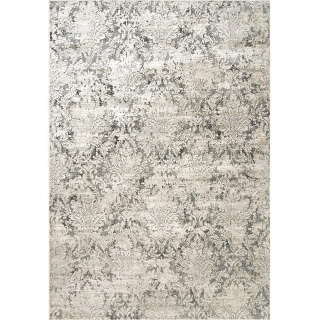 Dynamic Rugs ON696875119 5 ft. 3 in. x 7 ft. 7 in. Onyx 6875 Rectangle Transitional Area Rug - 119 Cream & Grey