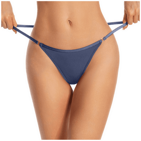 Fulorrnie Underwear for Women Breathable Bikini Seamless Comfort Panties Hipster Waistband Elastic Waist Stretchable Panty Blue S
