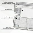 thumbnail image 4 of Étui de Transport pour Nintendo Switch 2 (2025), Conception de Mécha Blindé, Coque Rigide et Sac de Rangement de Jeu de Voyage Portable Imperméable avec 2 Protecteurs d'Écran, Dégradé Rose-Vert, 4 of 7